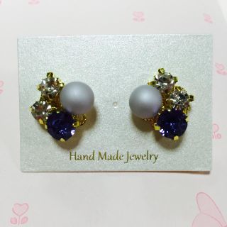 パール ビジューピアス(ピアス)