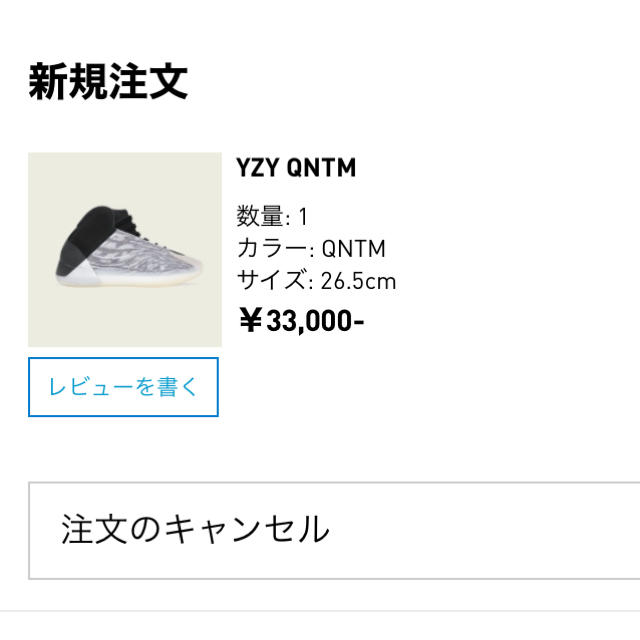 adidas(アディダス)のYZY QNTM メンズの靴/シューズ(スニーカー)の商品写真