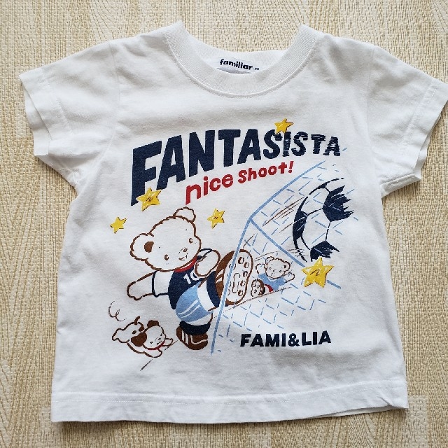 familiar(ファミリア)のfamiliar　ファミリア　Tシャツ　80 キッズ/ベビー/マタニティのベビー服(~85cm)(Ｔシャツ)の商品写真