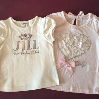 ジルスチュアート(JILLSTUART)のお値下げ！ジルスチュアート他 キッズ90 半袖トップス2枚セット(Tシャツ/カットソー)