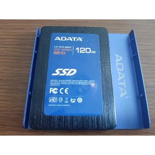 【送料込】ADATA SSD 120GB SATA 6Gb/s S510(PCパーツ)