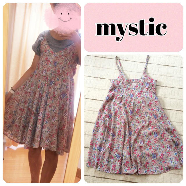 mystic(ミスティック)のmystic♡花柄ワンピース レディースのワンピース(ひざ丈ワンピース)の商品写真