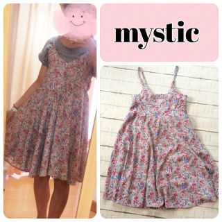 ミスティック(mystic)のmystic♡花柄ワンピース(ひざ丈ワンピース)