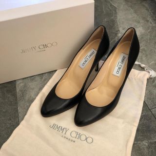 ジミーチュウ(JIMMY CHOO)のJIMMY CHOO  レザーパンプス　37(ハイヒール/パンプス)