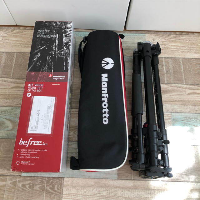 Manfrotto(マンフロット)の☆美品☆Manfrotto マンフロット be free love 三脚 スマホ/家電/カメラのテレビ/映像機器(その他)の商品写真