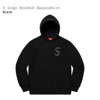 シュプリーム(Supreme)のsupreme s logo hooded sweatshirt L black(パーカー)