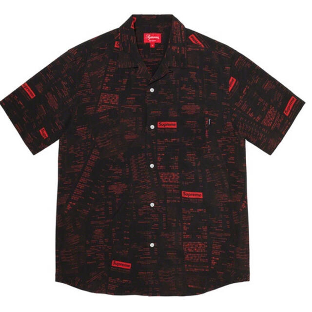 新品国内正規品　Supreme Rayon receipts shirt