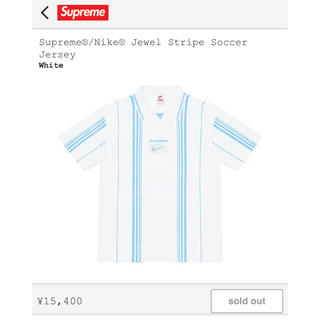 シュプリーム(Supreme)のsupreme×nike jewel stripe soccer jersey(ポロシャツ)