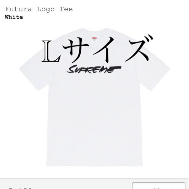 Futura Logo Tee Lサイズ White 白　レシート原本付き