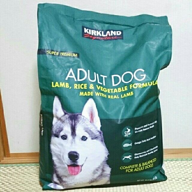 コストコ(コストコ)のカークランド ドッグフード成犬用18.14kg ラム・ライス・ベジタブル b その他のペット用品(ペットフード)の商品写真