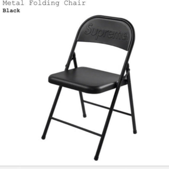 supreme Metal Folding Chair クロ