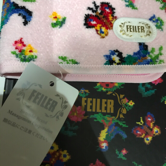 FEILER(フェイラー)の新品ダクフェイラー母子手帳　フェイラーマルチケース　ハイジ　ピンク　配置は良柄 キッズ/ベビー/マタニティのマタニティ(母子手帳ケース)の商品写真