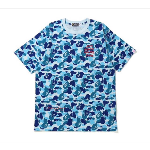 BAPE X ASSC ABC CAMO TEE BLUE 2XLsupreme