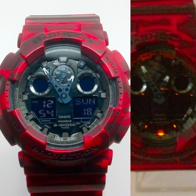 G-SHOCK - 赤迷彩!SPECIAL COLOR GA-100CM-4AJF G-SHOCKの通販 G-SHOCK - 赤迷彩!SPECIAL COLOR GA-100CM-4AJF G-SHOCKの通販