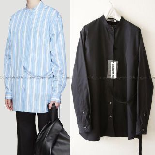 ジルサンダー(Jil Sander)の【73%OFF】ジルサンダー ストラップ バンド カラー シャツ ブラウス(シャツ)