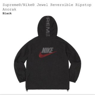 シュプリーム(Supreme)のSupreme Nike Anorak Black Large(ナイロンジャケット)