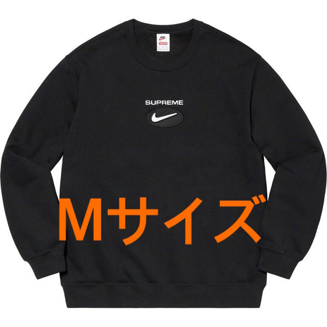 Supreme NIKE jewel crewneck 黒M