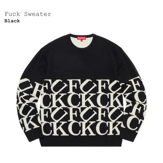 Supreme Fuck Sweaterニット/セーター