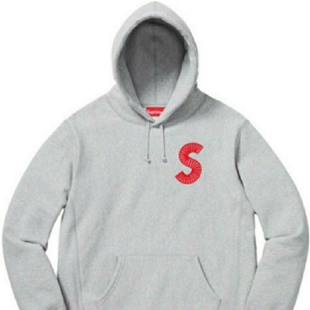 supreme S Logo Hooded Sweatshirt GLAY