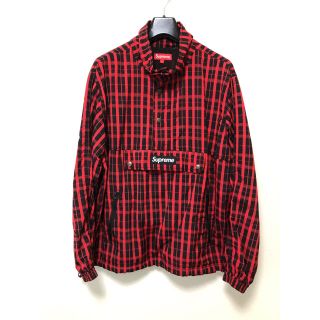 シュプリーム(Supreme)のsupreme Nylon Plaid Pullover 美品(ナイロンジャケット)