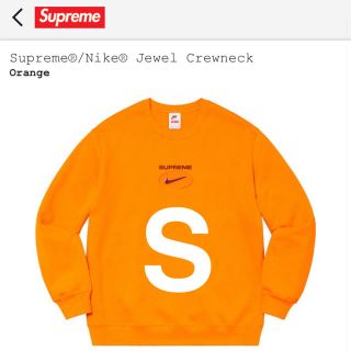 シュプリーム(Supreme)のSupreme®/Nike® Jewel Crewneck オレンジ(スウェット)