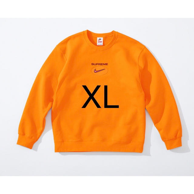 Supreme®/Nike® Jewel Crewneck Orange - www.sorbillomenu.com