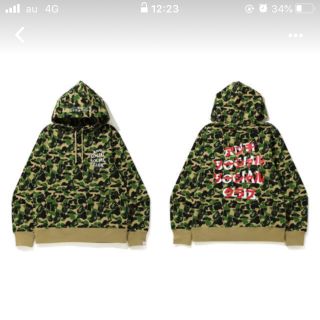 アベイシングエイプ(A BATHING APE)のXL BAPE® X ASSC ABC CAMO PULLOVER HOODIE(パーカー)