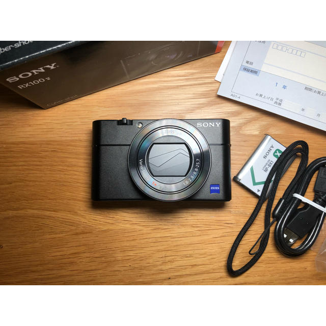 特別価格 - SONY 極美品　SONY 使用一回のみ　2021/08まで保証有 RX100M5A コンパクトデジタルカメラ