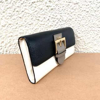 Furla - レア新品フルラ未使用バックル正規品バイカラー長財布グレーの