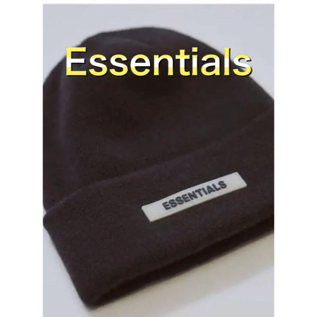 FOG Essentials Beanie エッセンシャルズ　ビーニー　ブラック