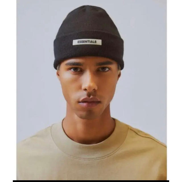 FEAR OF GOD(フィアオブゴッド)のFOG Essentials Beanie エッセンシャルズ　ビーニー　ブラック メンズの帽子(ニット帽/ビーニー)の商品写真