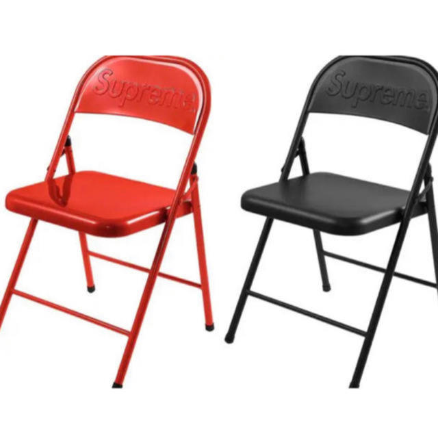 Supreme(シュプリーム)のsupreme 2020fw metal folding chair イス インテリア/住まい/日用品の椅子/チェア(折り畳みイス)の商品写真