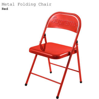シュプリーム(Supreme)のsupreme metal  folding chair red イス(折り畳みイス)