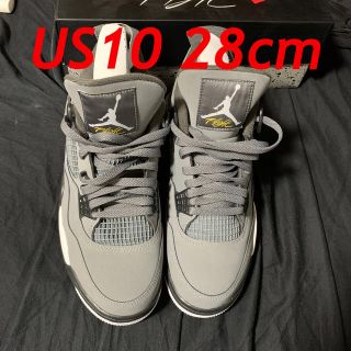 ナイキ(NIKE)のNIKE AIR JORDAN4 COOL GREY US10 28cm (スニーカー)