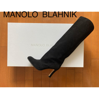 お取扱店 MANOLO BLAHNIK マノロブラニク ニーハイブーツ ロングブーツ