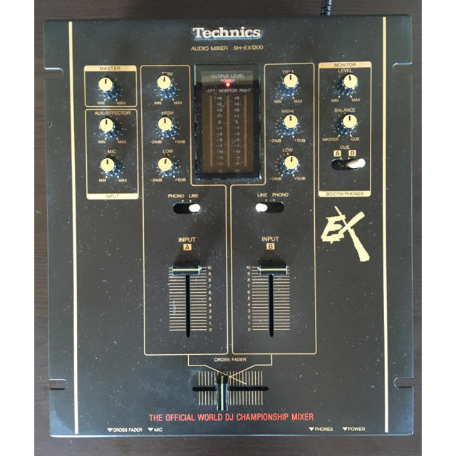 美品】Technics テクニクス オーディオ DJミキサーSH-EX1200-