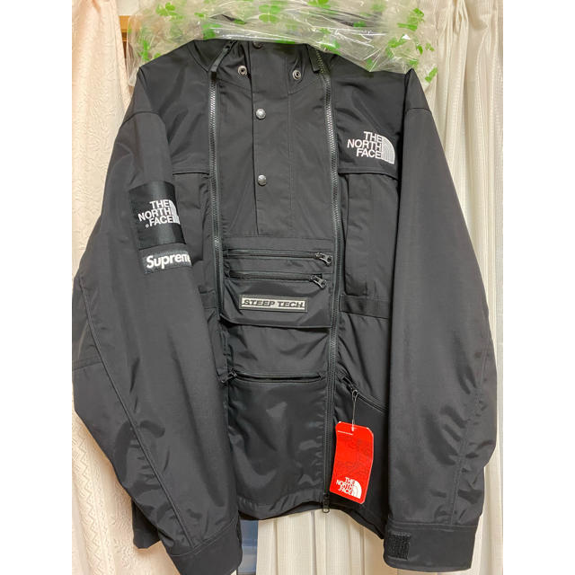 値下げ可　supreme steep tech the north face L