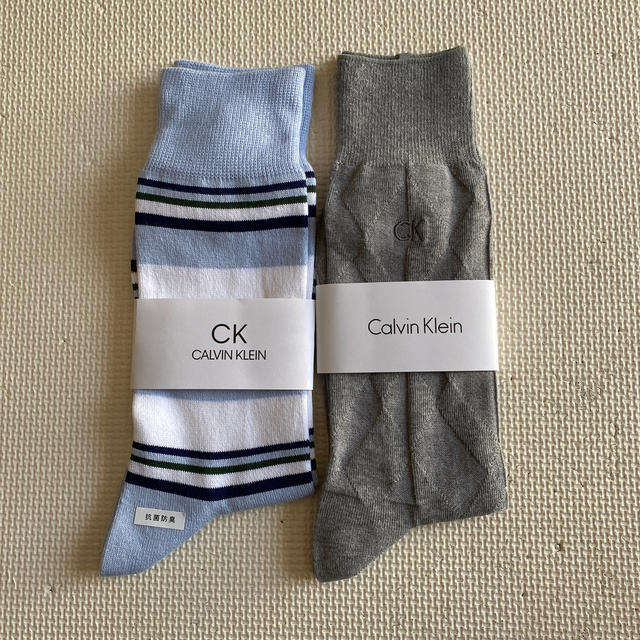 Calvin Klein(カルバンクライン)のMoemi様 未使用 カルバンクライン 靴下 2足セット メンズのレッグウェア(ソックス)の商品写真
