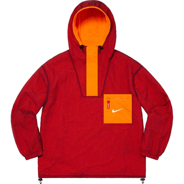 Supreme(シュプリーム)のsupreme nike anorak アノラク ORANGE メンズのジャケット/アウター(ナイロンジャケット)の商品写真