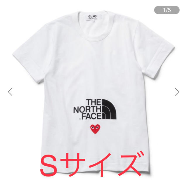 THE NORTH FACE - ノースフェイス プレイ コムデギャルソン コラボTシャツの通販 by cell's shop｜ザノース