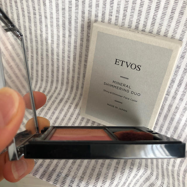 ETVOS(エトヴォス)のミネラルシマリングデュオ モーブルビー＆テラコッタ コスメ/美容のベースメイク/化粧品(チーク)の商品写真
