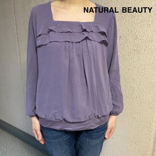 ナチュラルビューティー(NATURAL BEAUTY)の【NATURAL BEAUTY】17号　シフォン　カットソー　ブラウス(シャツ/ブラウス(長袖/七分))