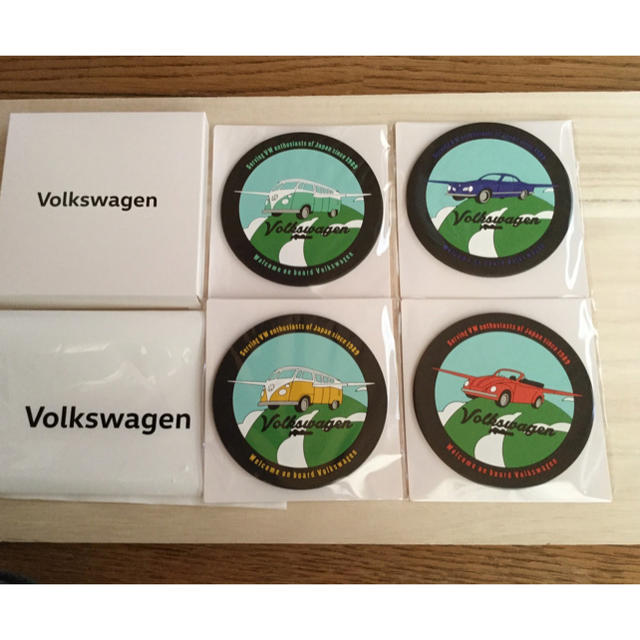 Volkswagen(フォルクスワーゲン)の新品 フォルクスワーゲン☆ラバーコースター エンタメ/ホビーのコレクション(ノベルティグッズ)の商品写真