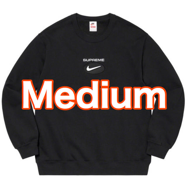 supreme  nike jewel crewneck ブラック　M