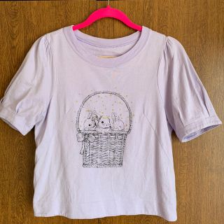 フランシュリッペ(franche lippee)のフランシュリッペ バスケットうさぎ(Tシャツ(半袖/袖なし))