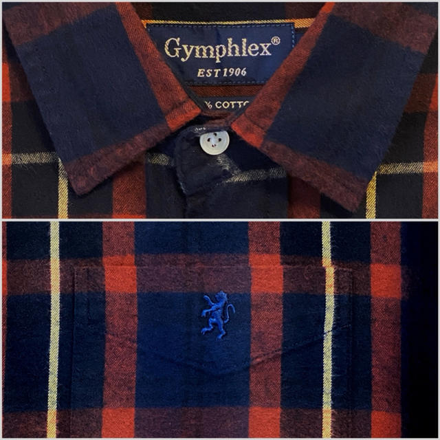 GYMPHLEX(ジムフレックス)のGymphlex チェック ビエラ シャツ ワンピース レディースのワンピース(ひざ丈ワンピース)の商品写真