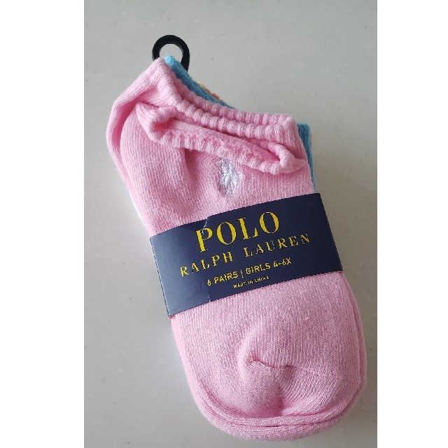 POLO RALPH LAUREN(ポロラルフローレン)の新品❗POLOソックス(10～13センチ) キッズ/ベビー/マタニティのこども用ファッション小物(靴下/タイツ)の商品写真