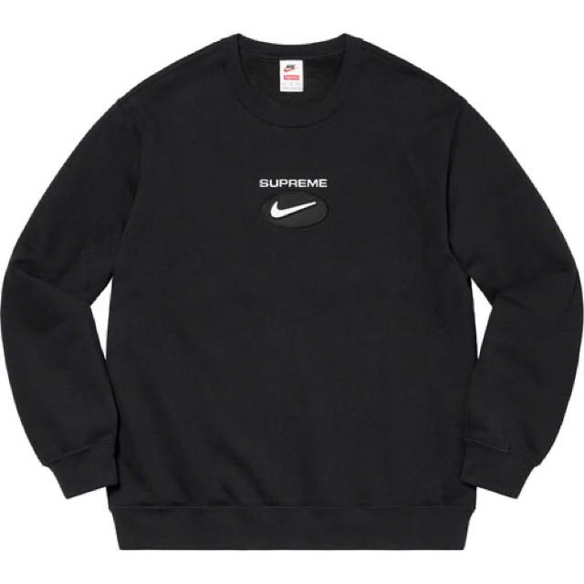 Supreme × Nike Jewel Crewneck 黒 Mサイズ