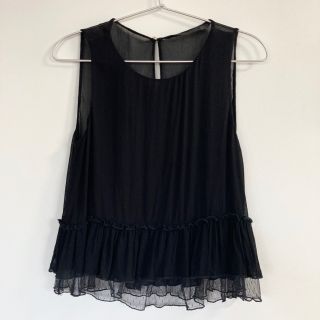 ザラ(ZARA)のZARA トップス　シースルー(カットソー(半袖/袖なし))