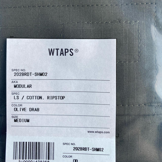 WTAPS 20AW MODULAR LS オリーブ M モジュラー